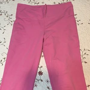 Pink yoga pants